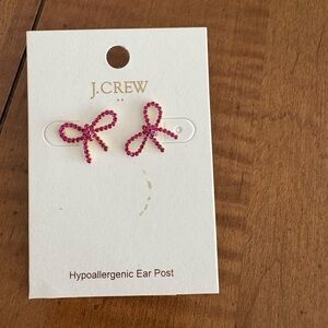 J.Crew Elegant Pink Stud Earrings